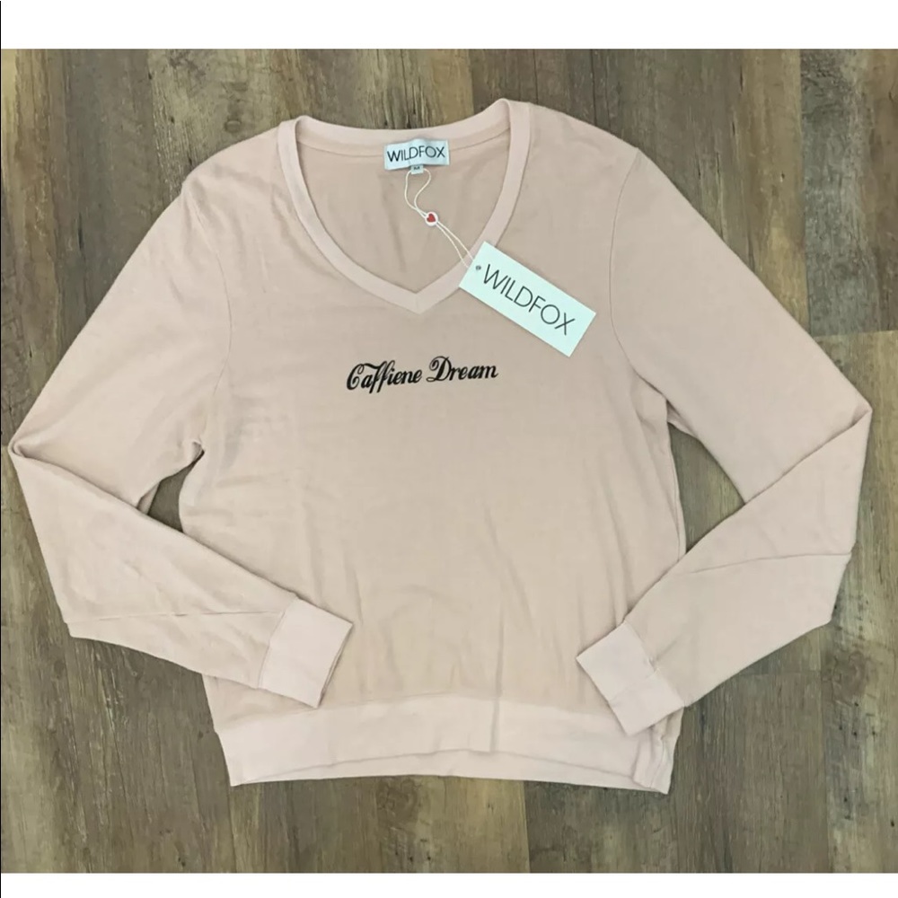 New Wildfox Caffeine Dream Sweatshirt Baggy Jumper